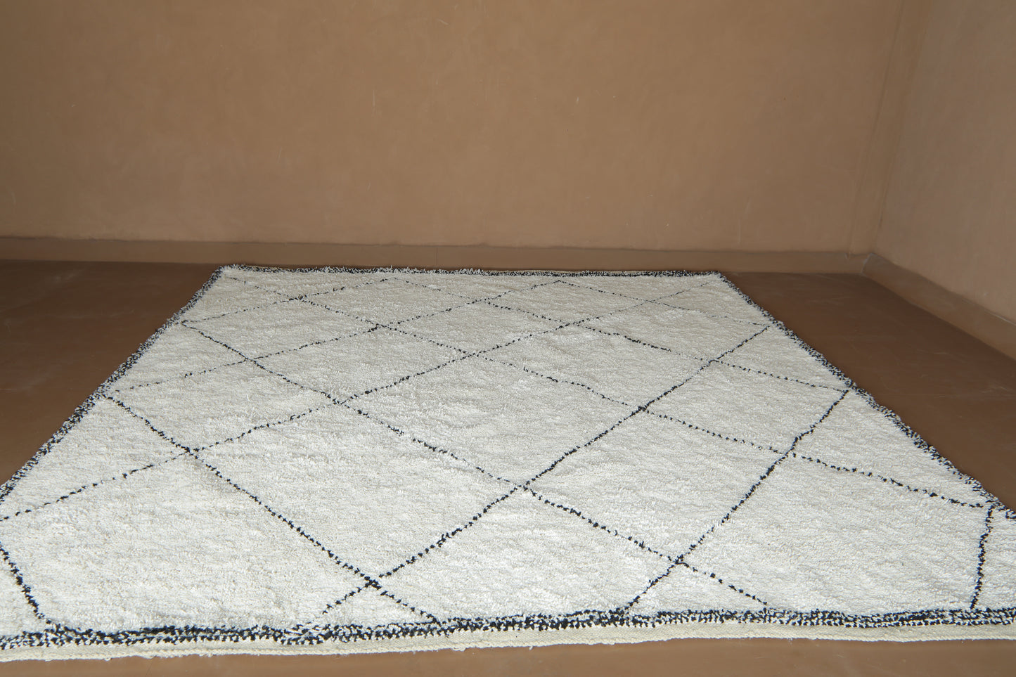 Beautiful Moroccan Design - Handmade Beni ourain Rug - Custom Wool Rug