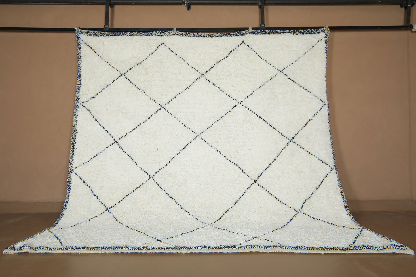 Beautiful Moroccan Design - Handmade Beni ourain Rug - Custom Wool Rug