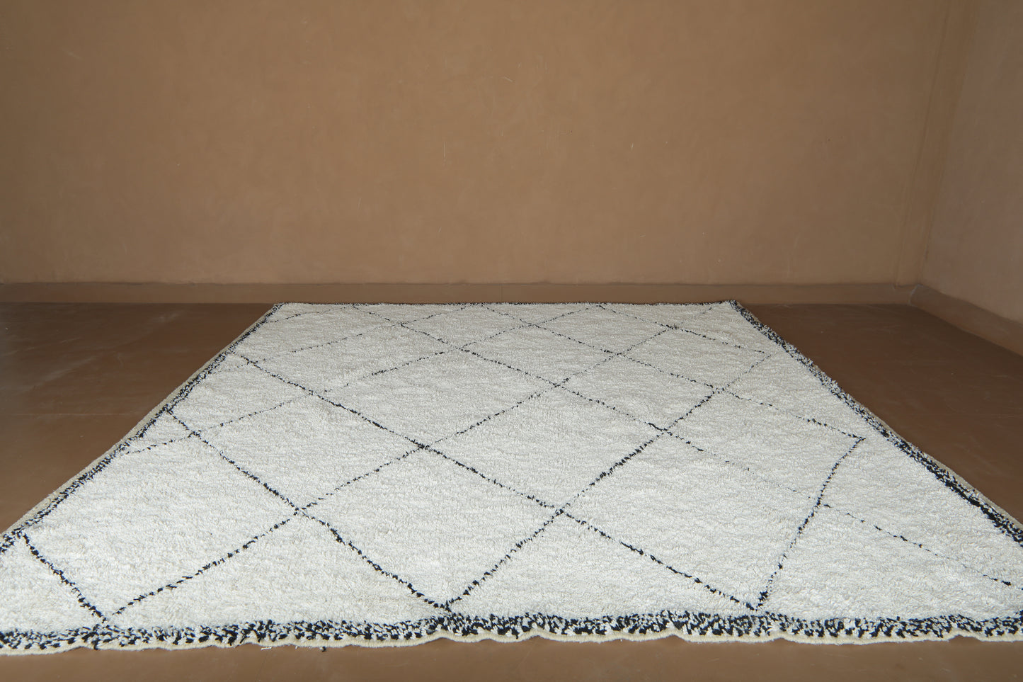 Beautiful Moroccan Design - Handmade Beni ourain Rug - Custom Wool Rug