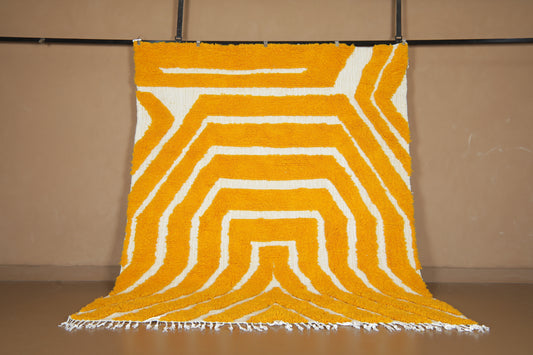 Handmade Moroccan Rug - Custom Wool Rug - Beni ourain Rug