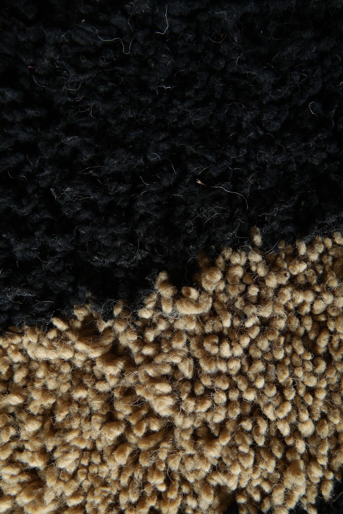 Modern Moroccan rug - Rug in Black & Clay - handmade Custom Rug