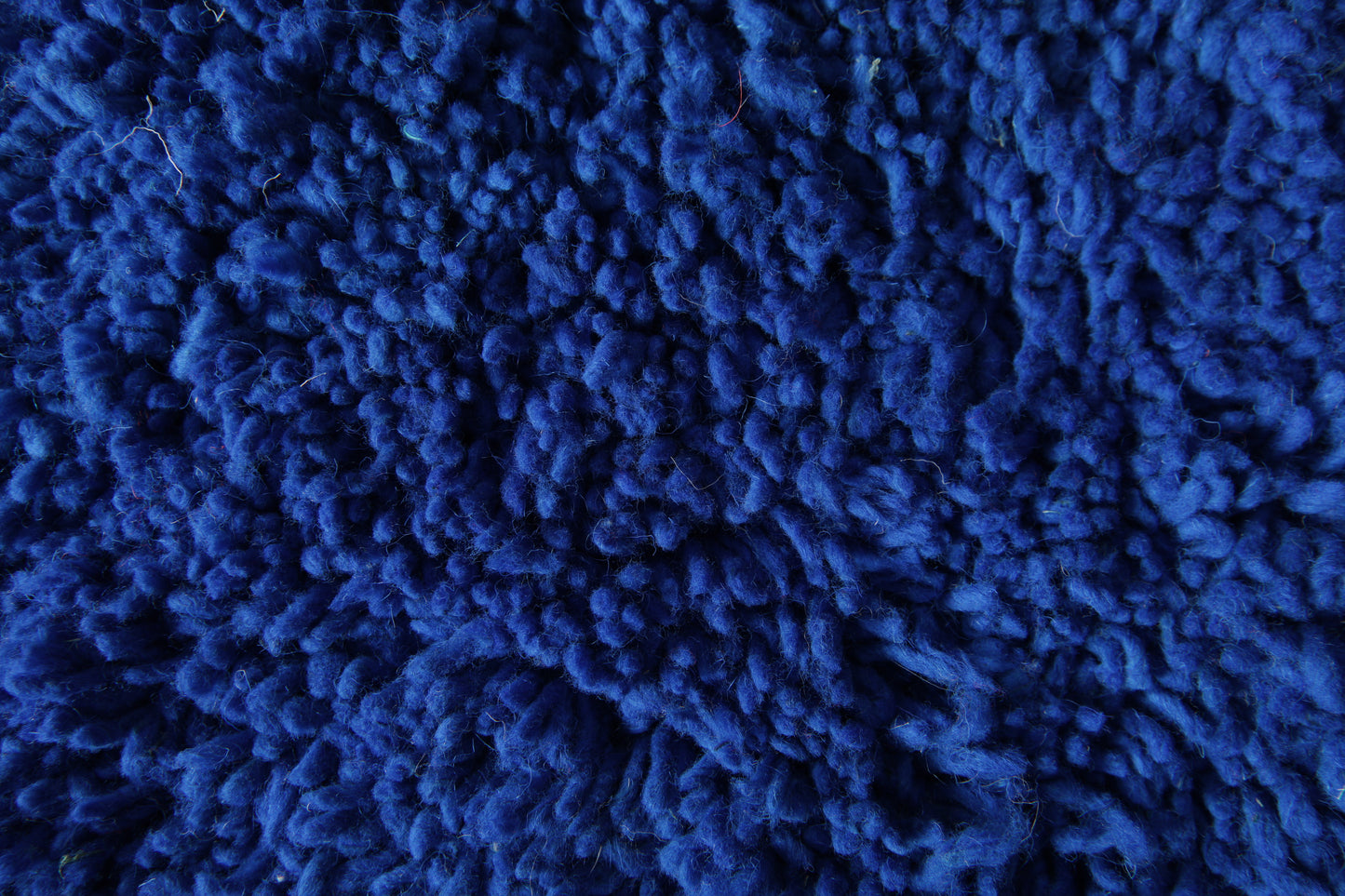 Blue Minimalist Moroccan Rug - Wool rug - Handwoven Custom Rug