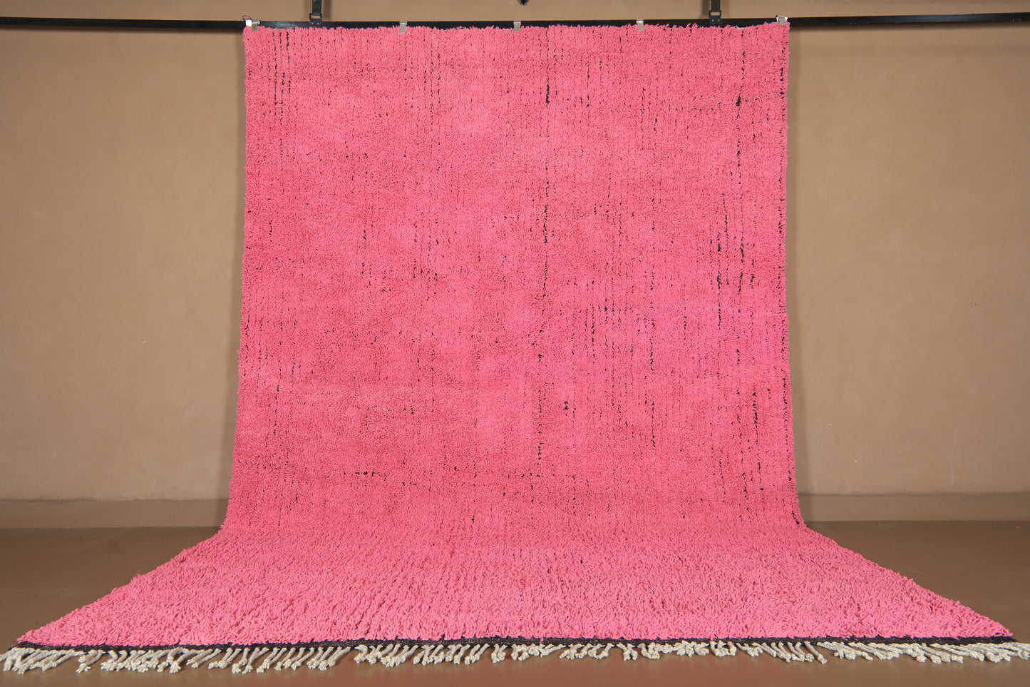 Handmade Moroccan Rug - Custom Rug - Pink Wool Rug
