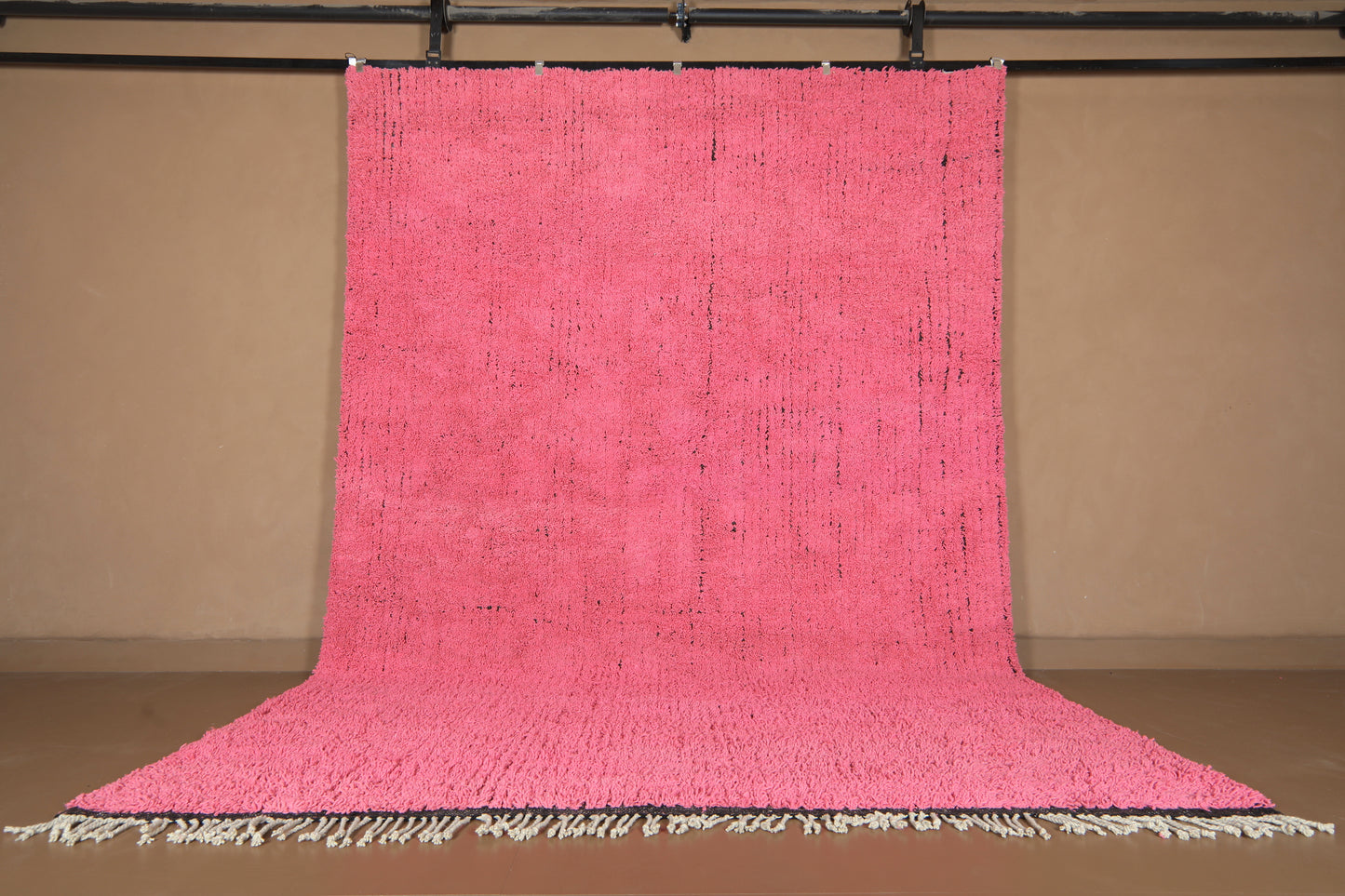 Handmade Moroccan Rug - Custom Rug - Pink Wool Rug