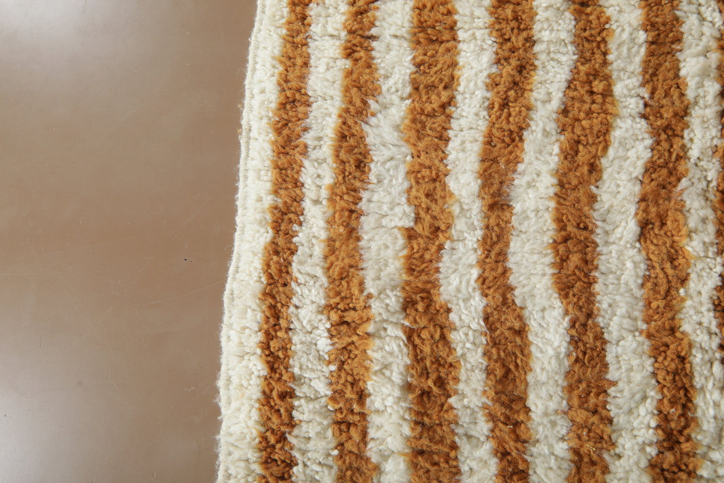 Handmade Moroccan Rug - Custom Rug - Orange Wool Rug