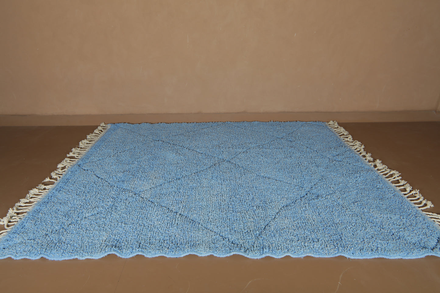 Handmade Beni ourain Rug - Custom Wool Rug - Beautiful Moroccan Design