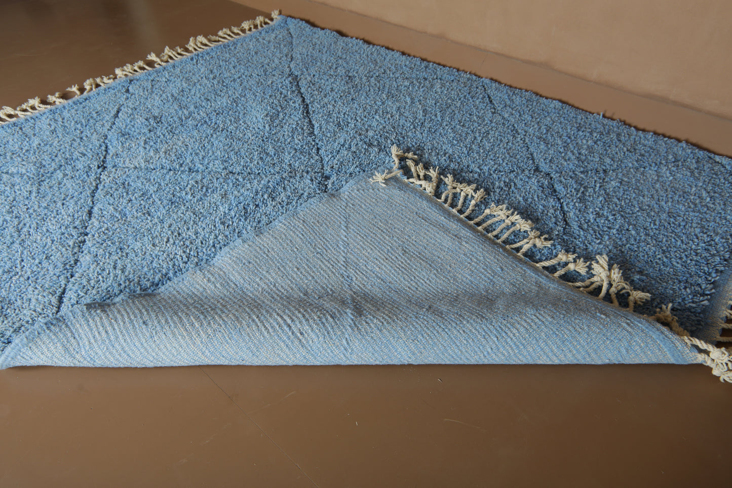Handmade Beni ourain Rug - Custom Wool Rug - Beautiful Moroccan Design