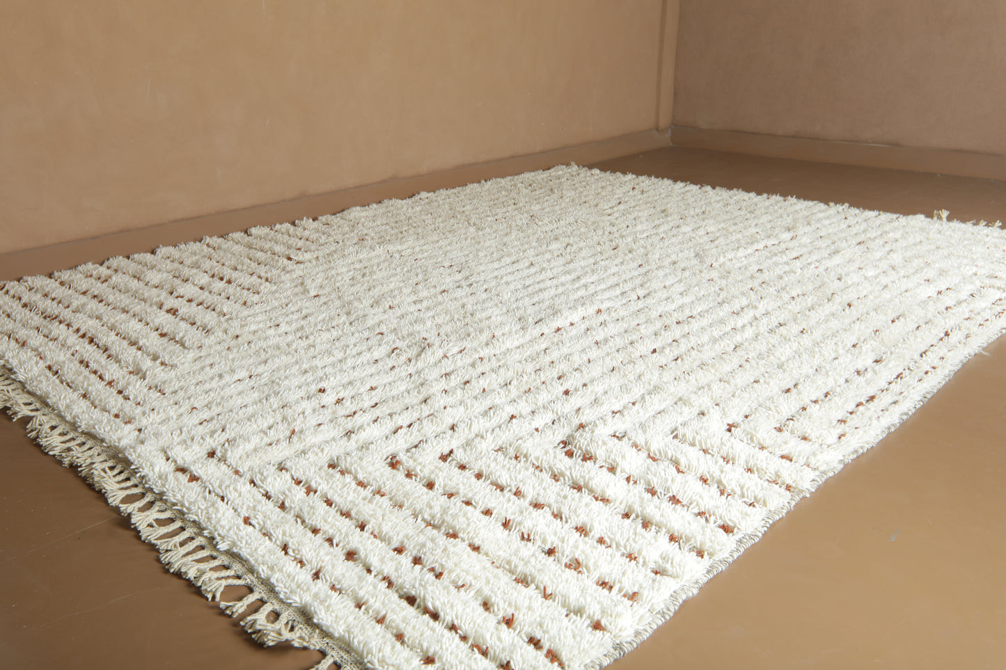 Handmade Rug - Custom Wool Rug - Modern Moroccan Design
