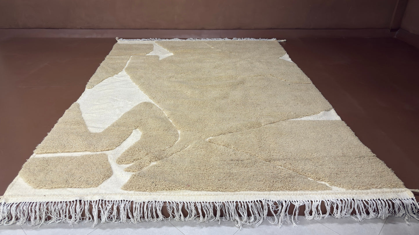 Handwoven Wool Rug - Custom Rug - Beni Ourain Moroccan Rug