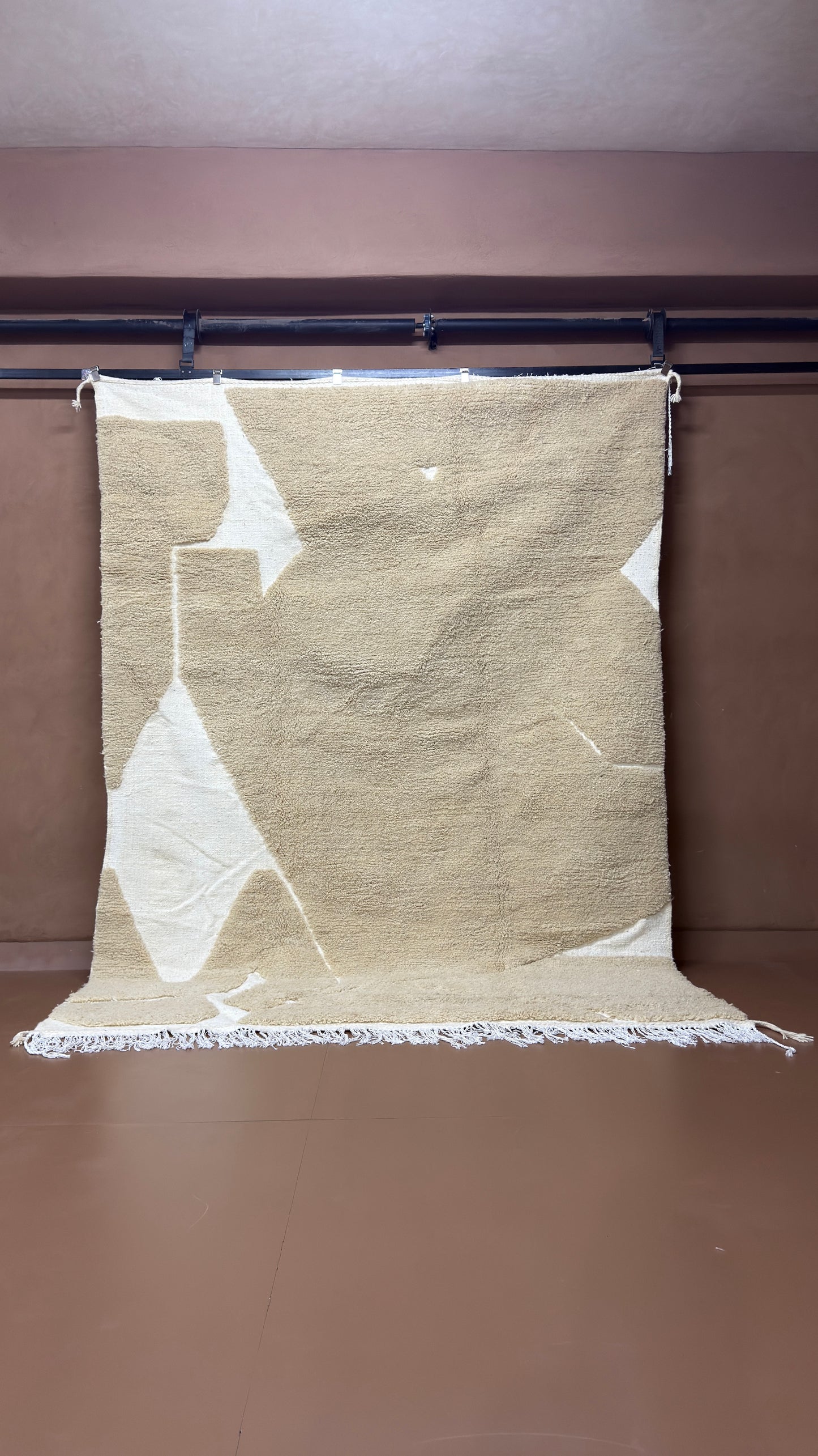 Handwoven Wool Rug - Custom Rug - Beni Ourain Moroccan Rug