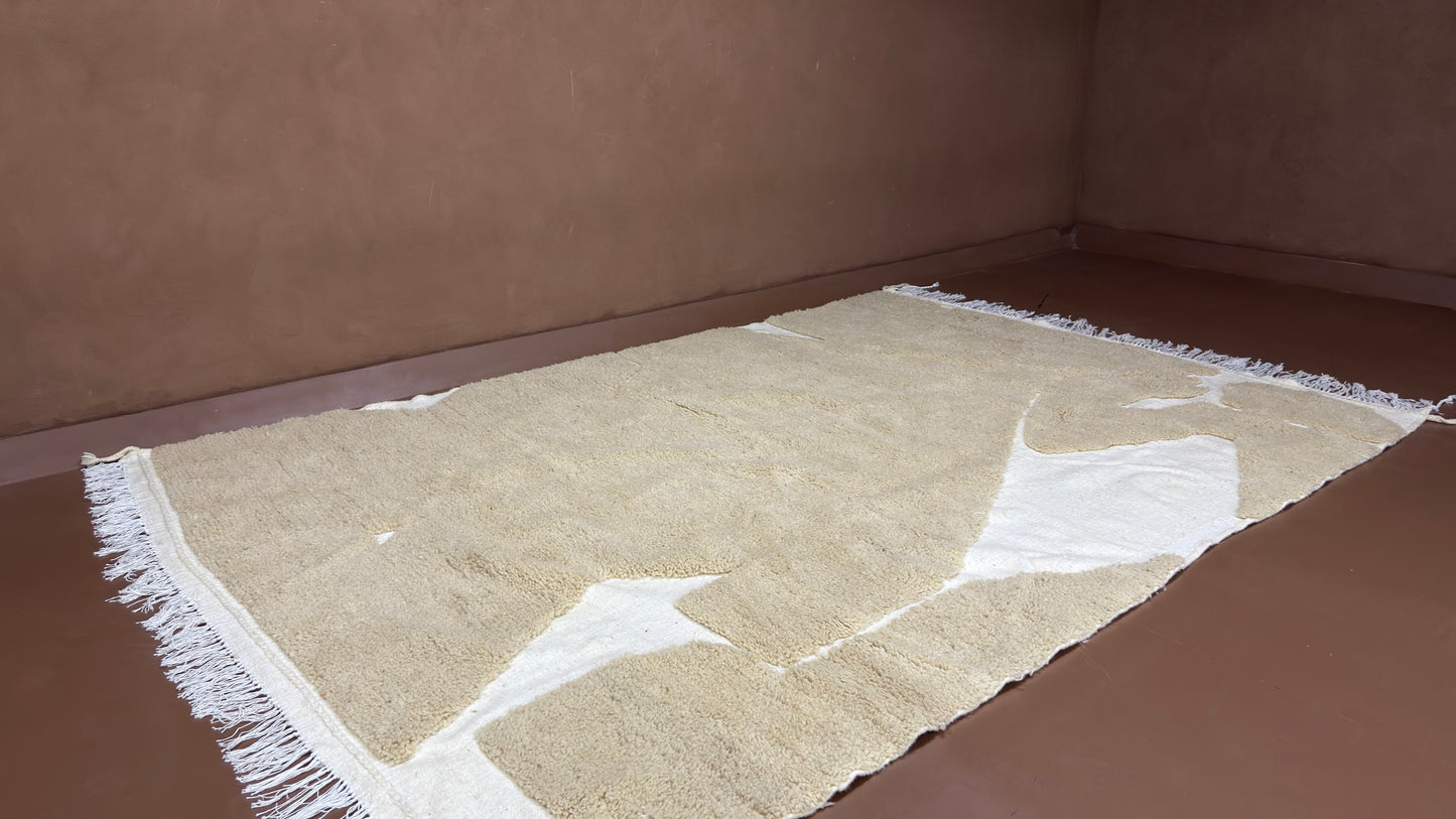 Handwoven Wool Rug - Custom Rug - Beni Ourain Moroccan Rug