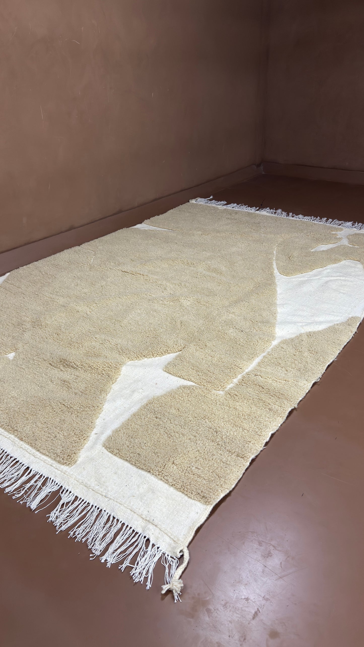 Handwoven Wool Rug - Custom Rug - Beni Ourain Moroccan Rug