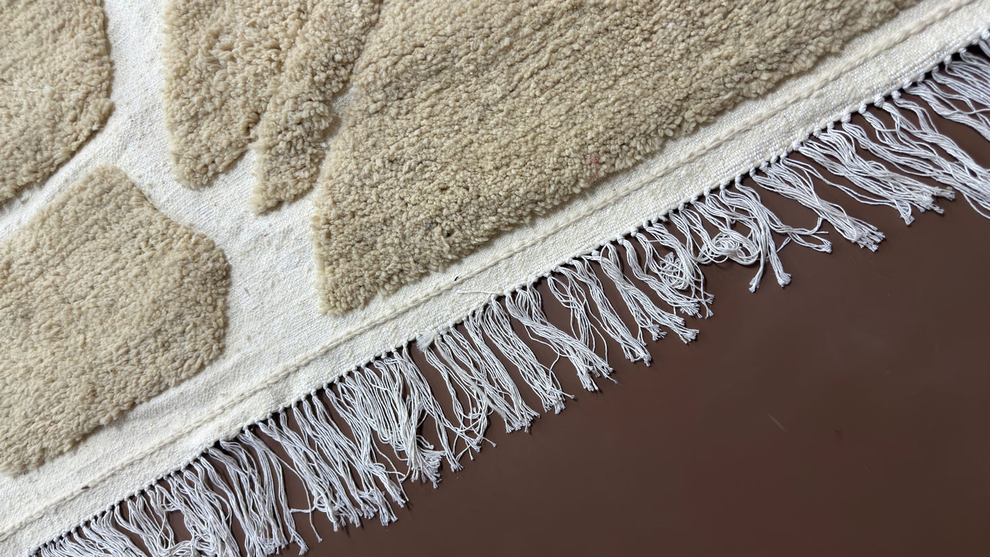 Handwoven Wool Rug - Custom Rug - Beni Ourain Moroccan Rug