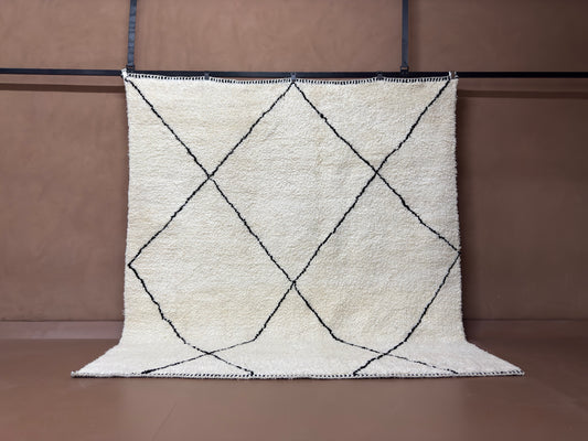 handwoven Moroccan Rug - Wool rug - Custom Rug