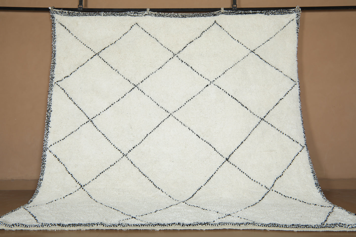 Beautiful Moroccan Design - Handmade Beni ourain Rug - Custom Wool Rug