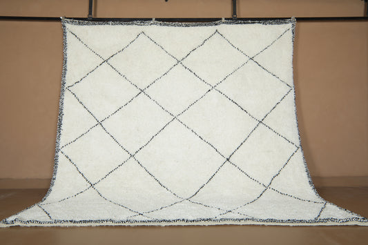 Beautiful Moroccan Design - Handmade Beni ourain Rug - Custom Wool  Rug