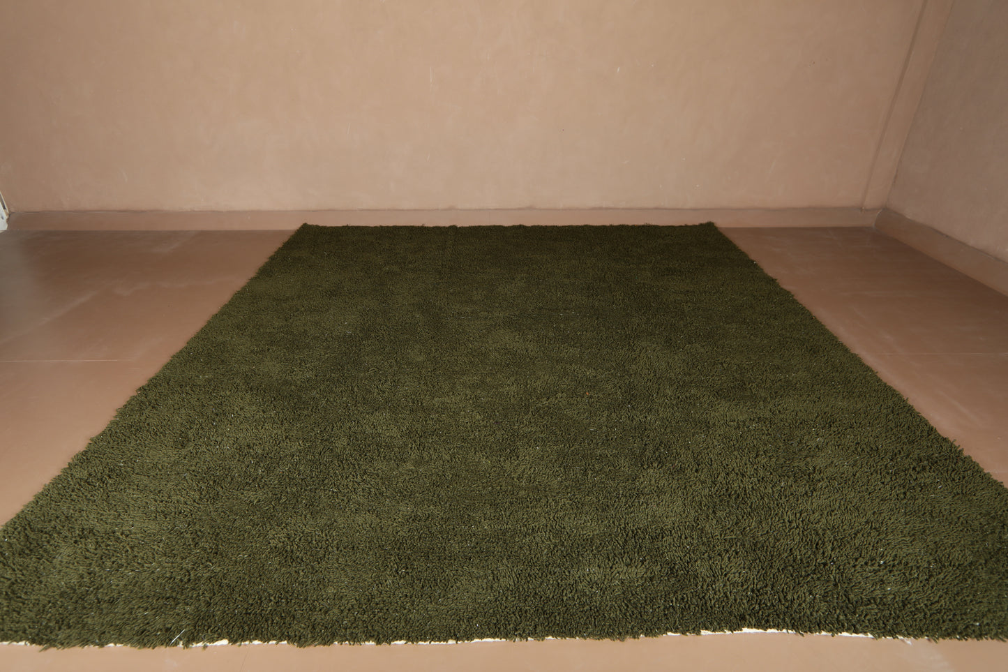 Handwoven Rug - Olive Depth - Custom Moroccan Rug
