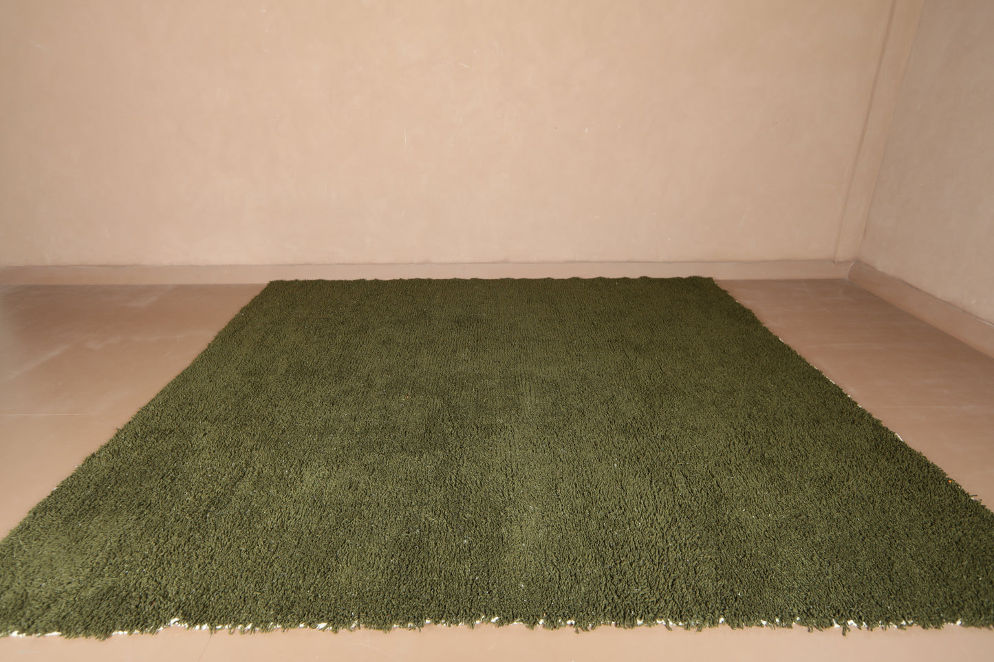 Handwoven Rug - Olive Depth - Custom Moroccan Rug