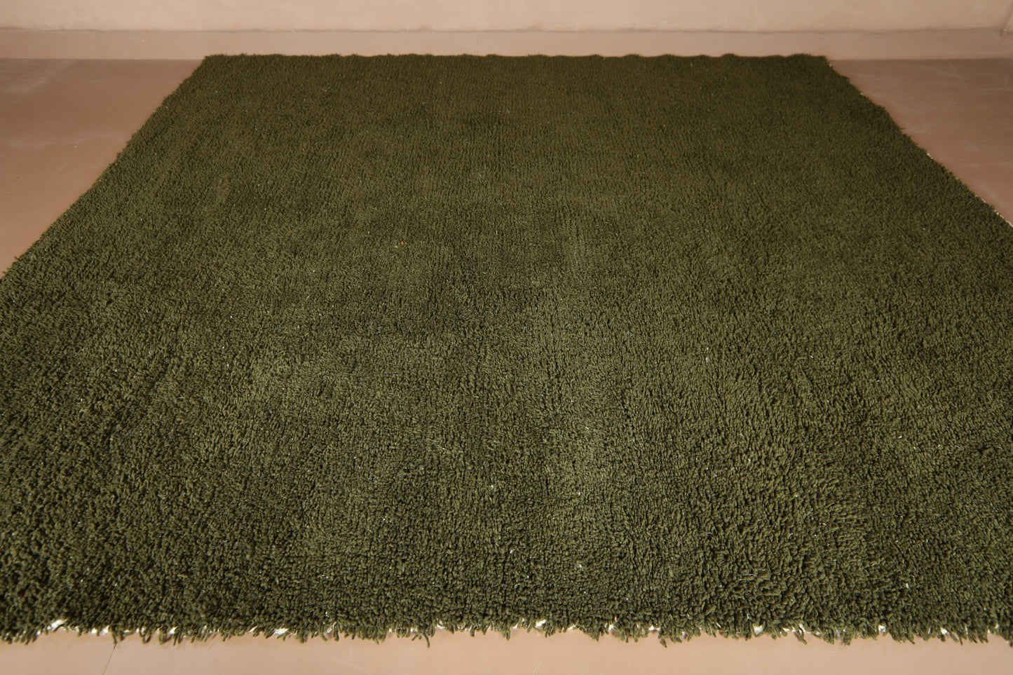 Handwoven Rug - Olive Depth - Custom Moroccan Rug
