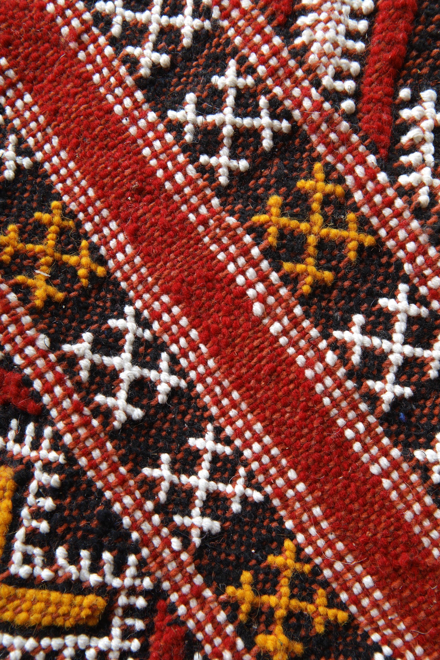 Flat-Woven Moroccan Rug - Custom Wool Rug - Colorful Rug