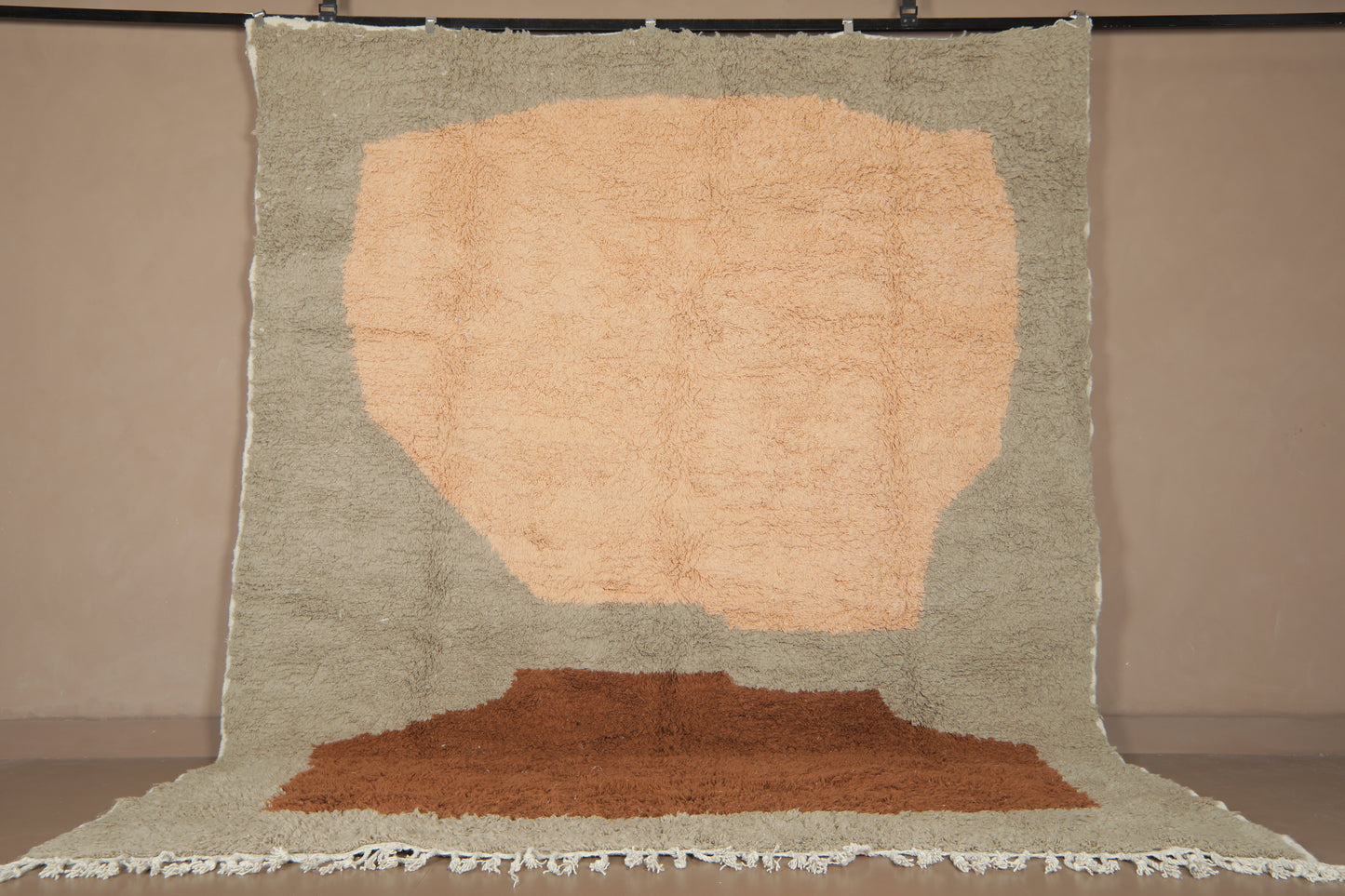 Moroccan Wool Rug - hand-knotted Rug - Custom Rug