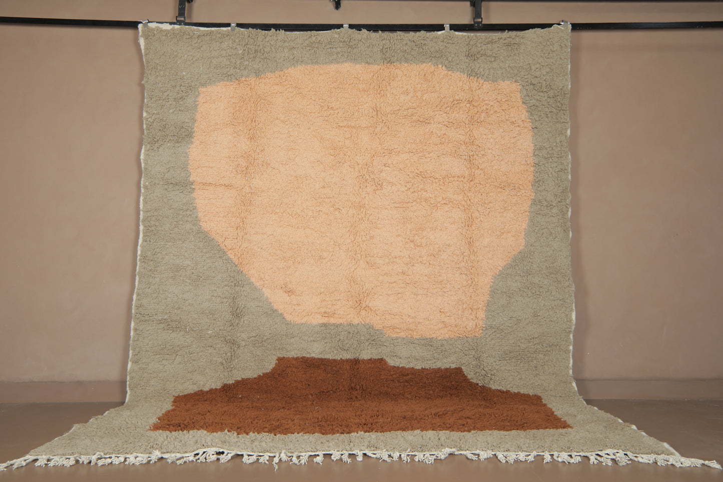Moroccan Wool Rug - hand-knotted Rug - Custom Rug