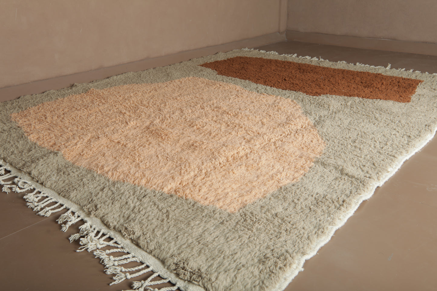 Moroccan Wool Rug - hand-knotted Rug - Custom Rug