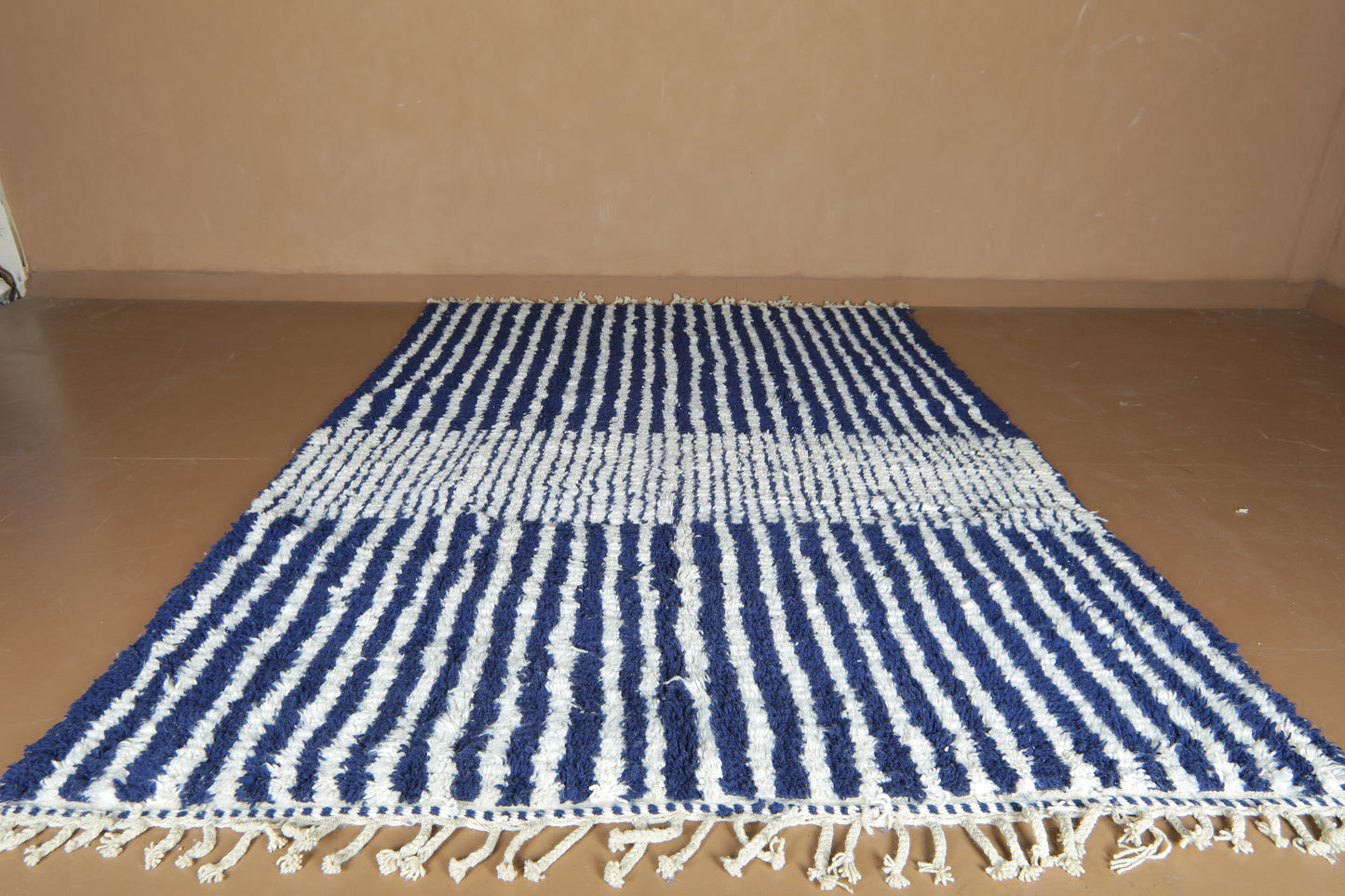 Custom Handwoven Moroccan Rug - Modern High-Pile Artisan Rug
