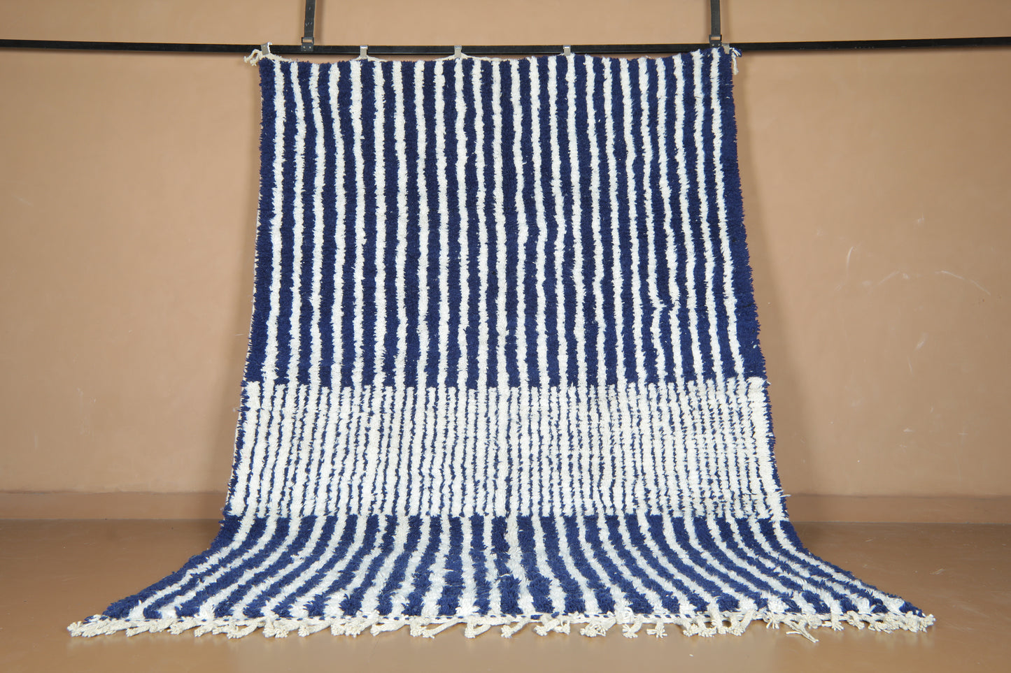 Custom Handwoven Moroccan Rug - Modern High-Pile Artisan Rug