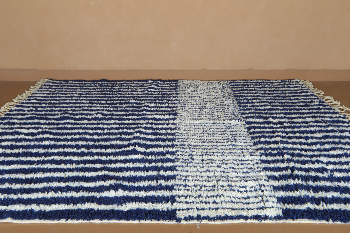 Custom Handwoven Moroccan Rug - Modern High-Pile Artisan Rug