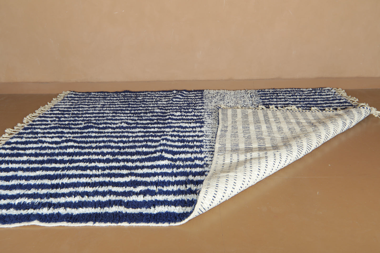 Custom Handwoven Moroccan Rug - Modern High-Pile Artisan Rug