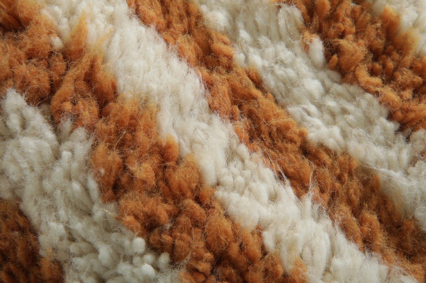 Handmade Moroccan Rug - Custom Rug - Orange Wool Rug