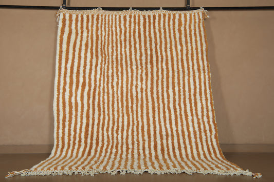 Handmade Moroccan Rug - Custom Rug - Orange Wool Rug