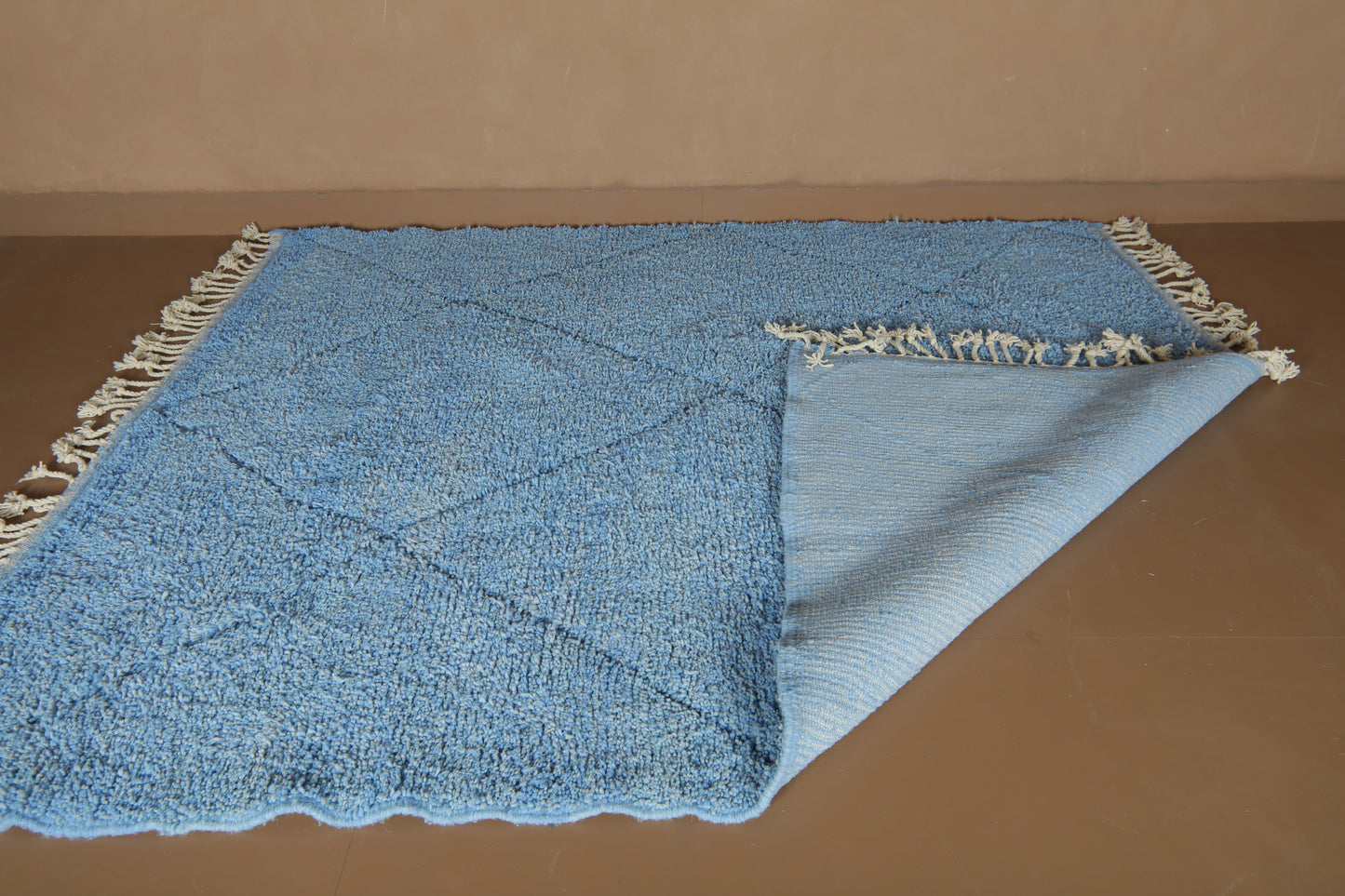Handmade Beni ourain Rug - Custom Wool  Rug - Beautiful Moroccan Design