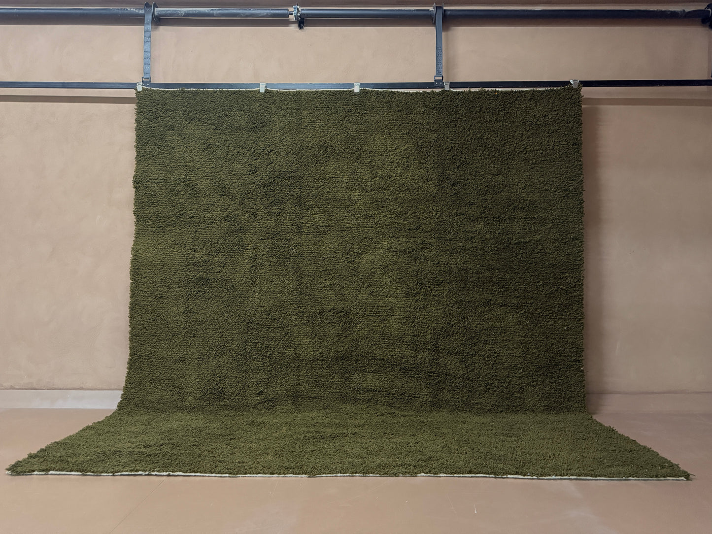 Handwoven Rug - Olive Depth - Custom Moroccan Rug