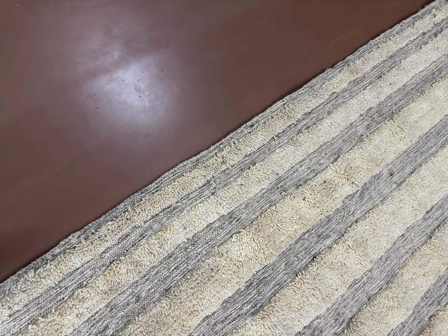 Geometric Elegance in Handwoven Wool - Custom rug