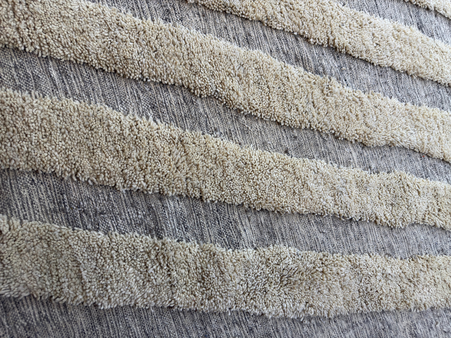 Geometric Elegance in Handwoven Wool - Custom rug