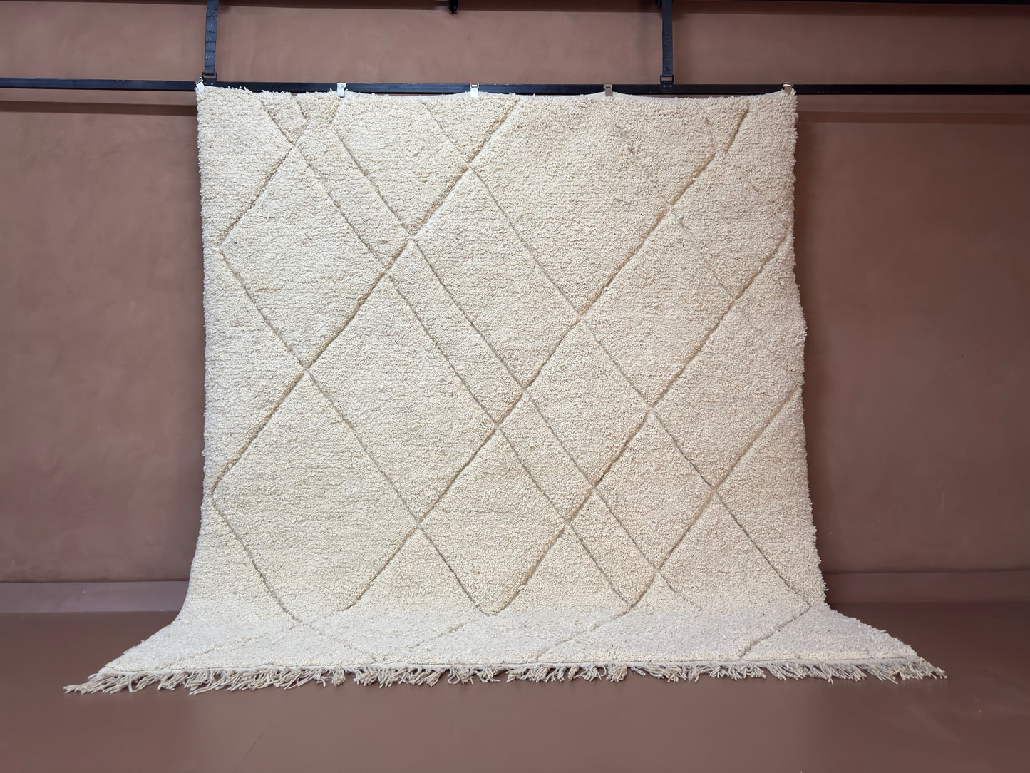 Handwoven Moroccan Rug - Custom Rug - Diamond Design