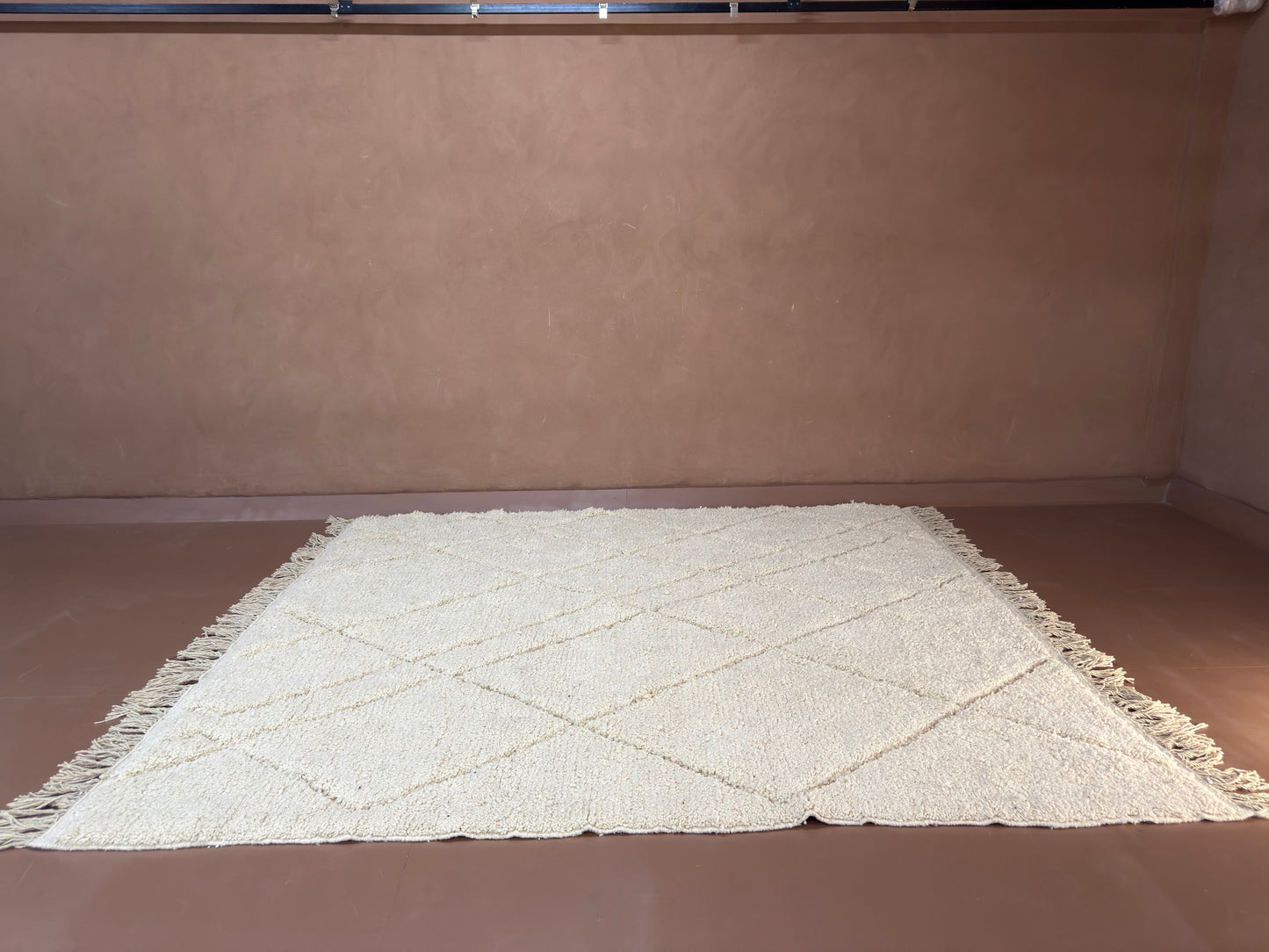 Handwoven Moroccan Rug - Custom Rug - Diamond Design