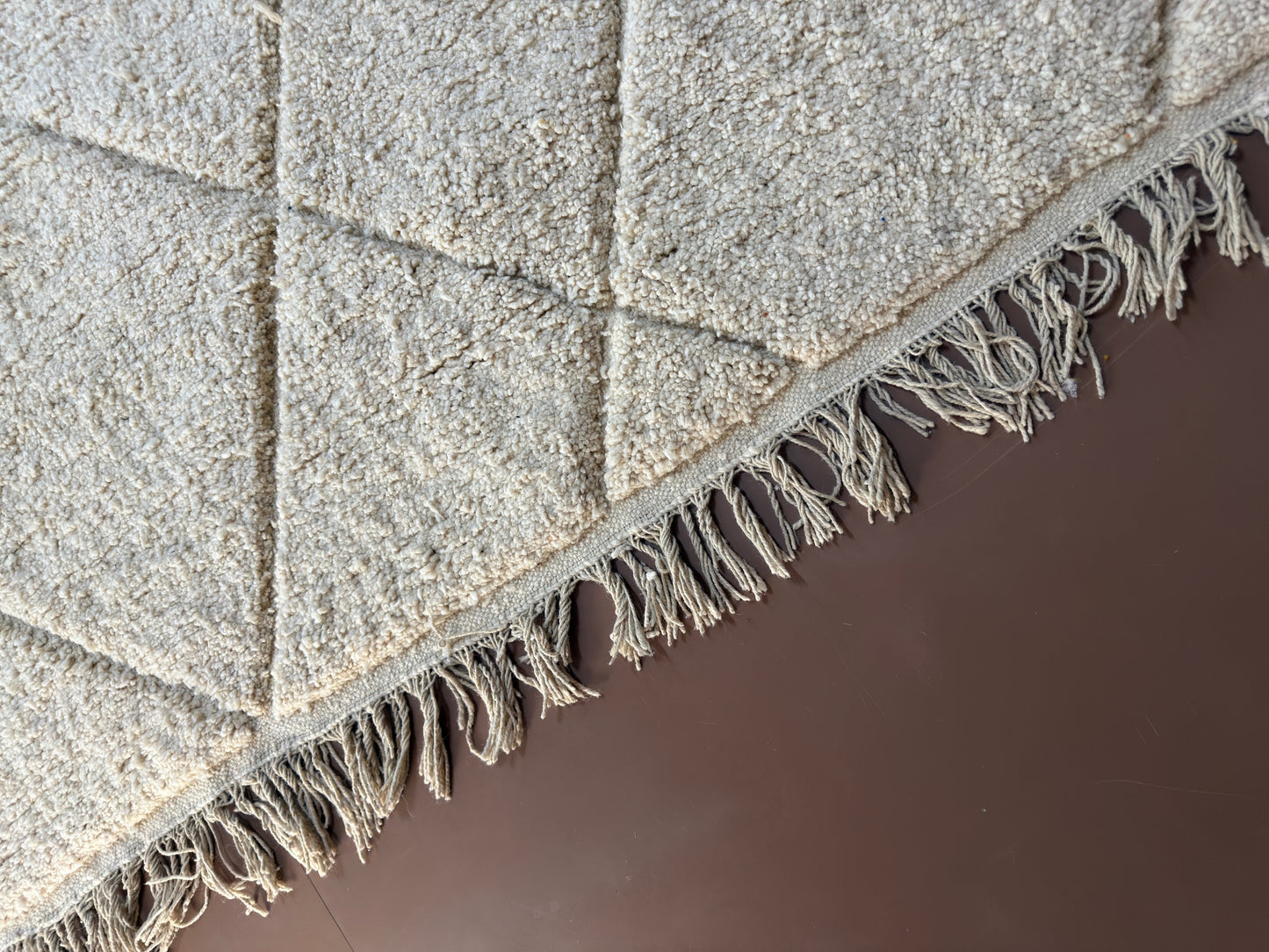 Handwoven Moroccan Rug - Custom Rug - Diamond Design