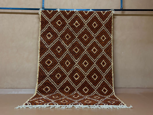 Handwoven Berber Wool Rug - Wool Rug - Custom Rug