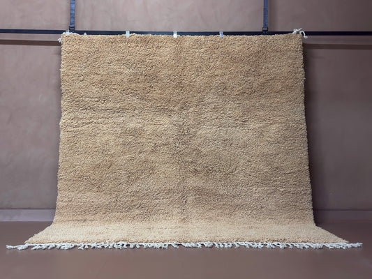 Handwoven Moroccan Wool Rug – Minimalist Berber Style
