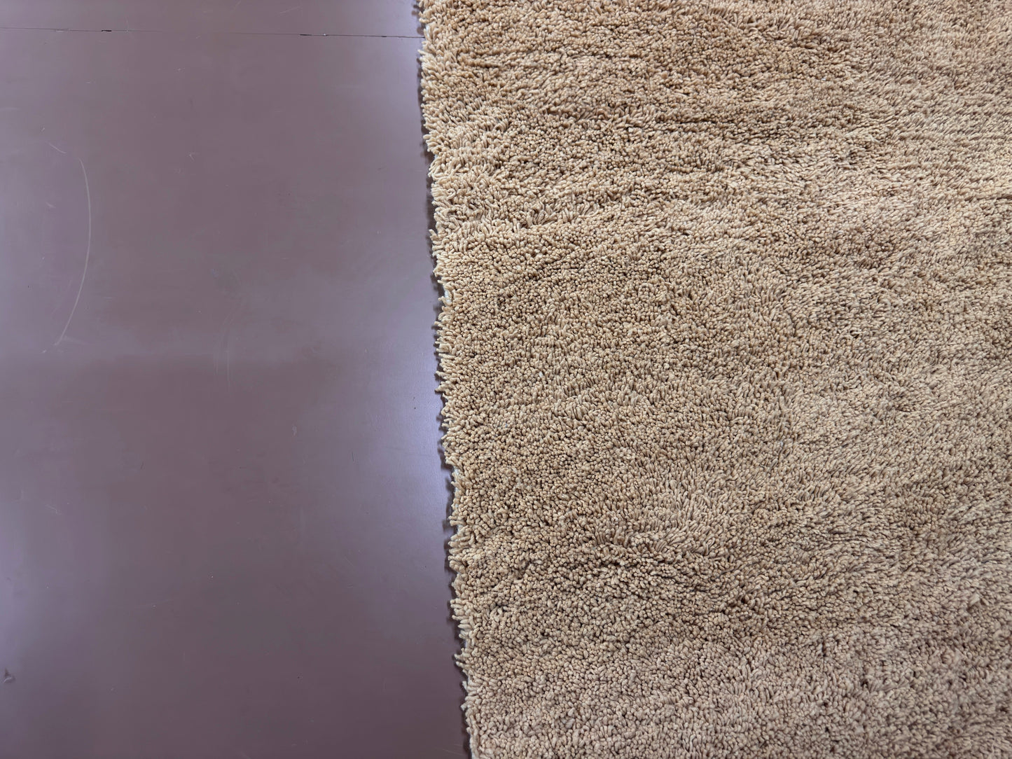 Handwoven Moroccan Wool Rug – Minimalist Berber Style