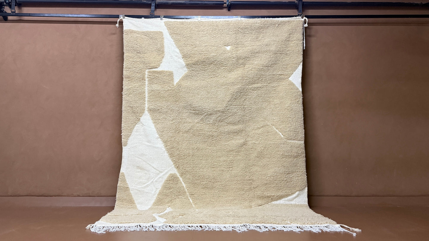 Handwoven Wool Rug - Custom Rug -  Beni Ourain Moroccan Rug