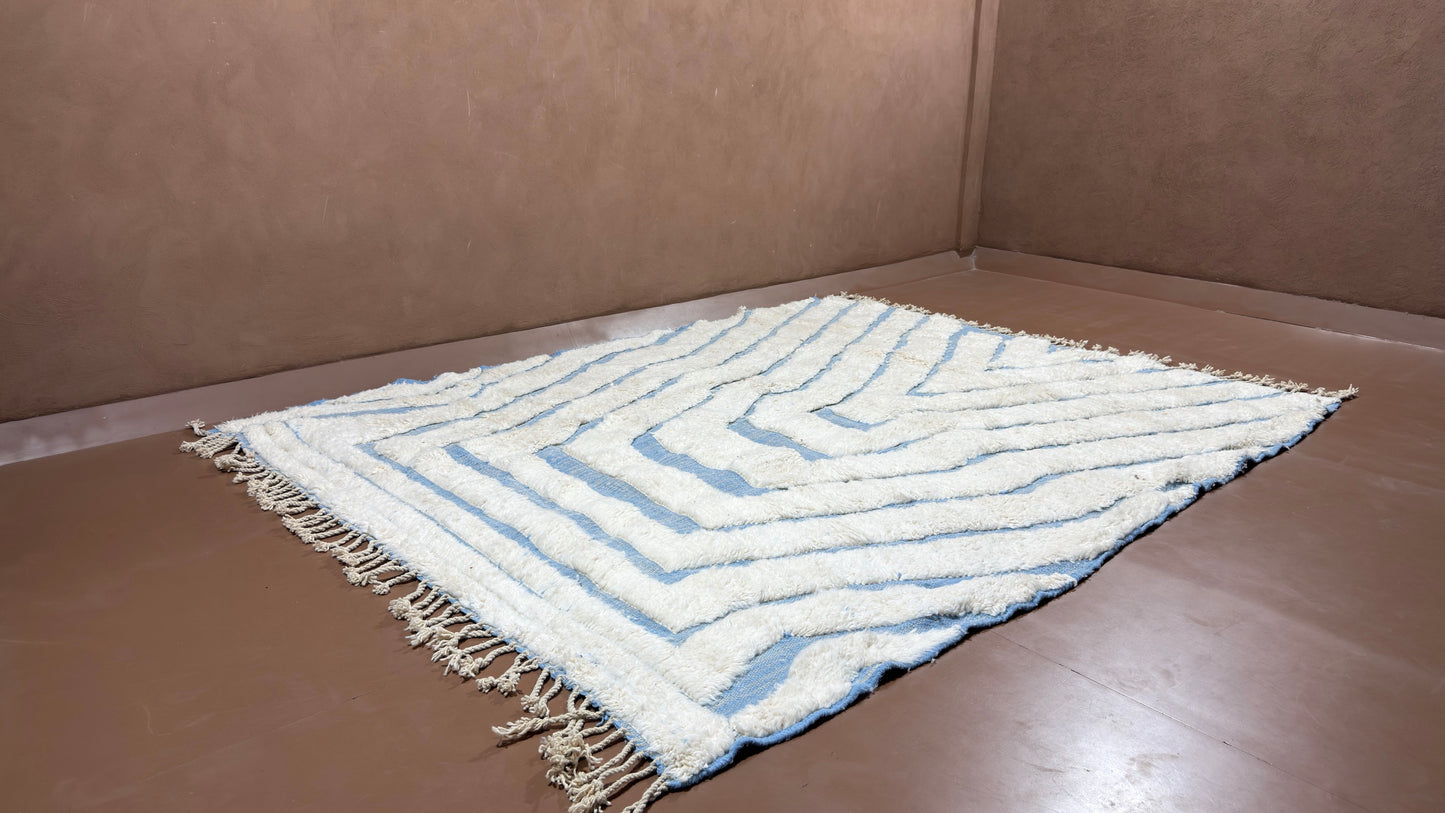 Beni Ourain Moroccan  Rug - Custom Wool Rug - Handmade Rug