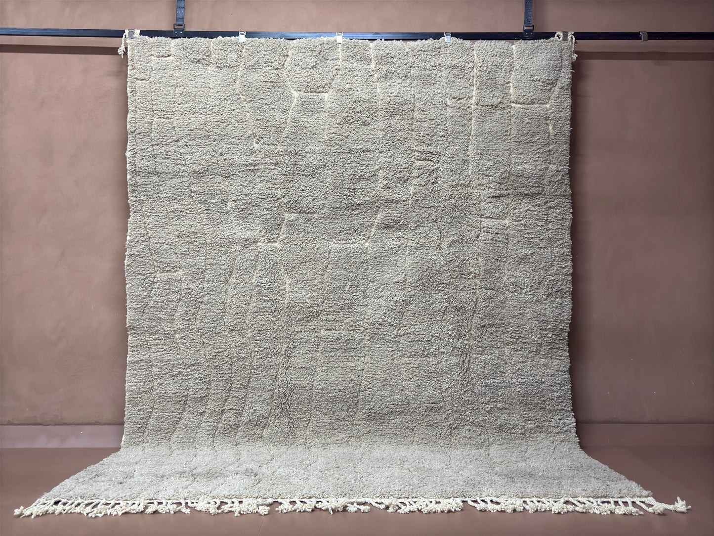 Minimalist Moroccan Rug -  Handmade custom rug