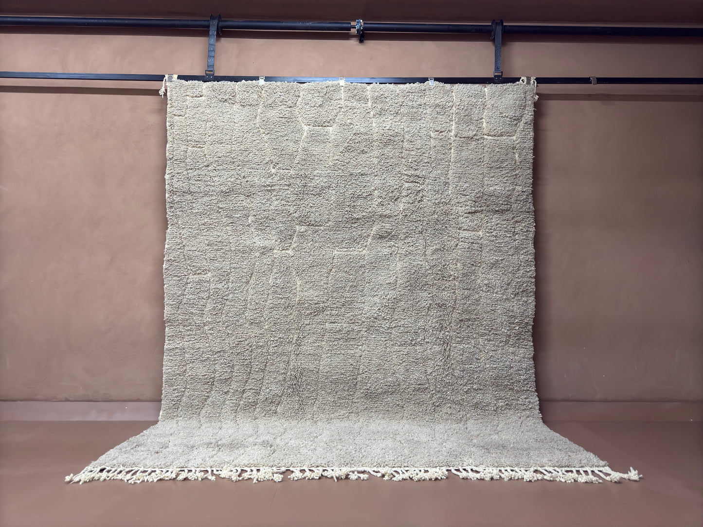 Minimalist Moroccan Rug -  Handmade custom rug