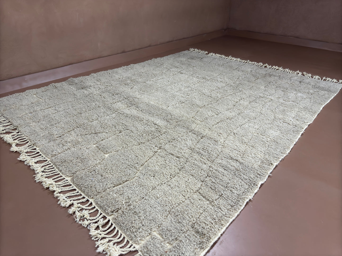 Minimalist Moroccan Rug -  Handmade custom rug