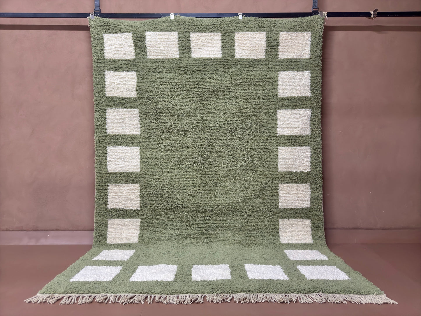 Handwoven Moroccan Wool Rug - Custom Rug