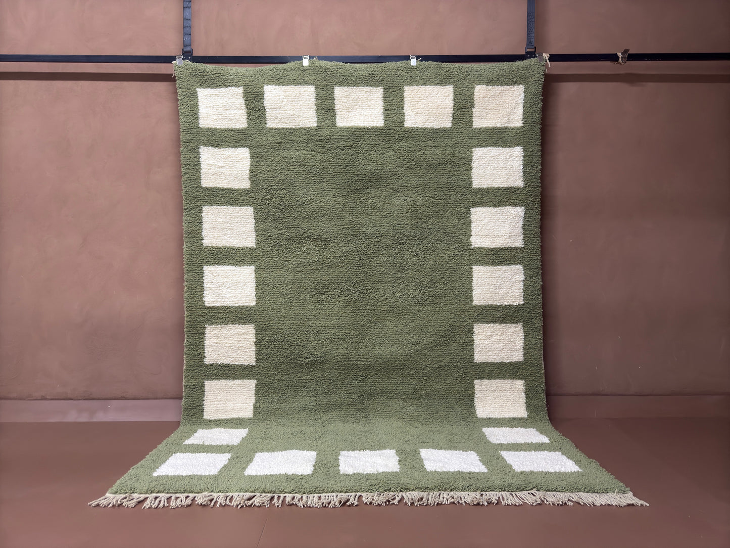 Handwoven Moroccan Wool Rug - Custom Rug